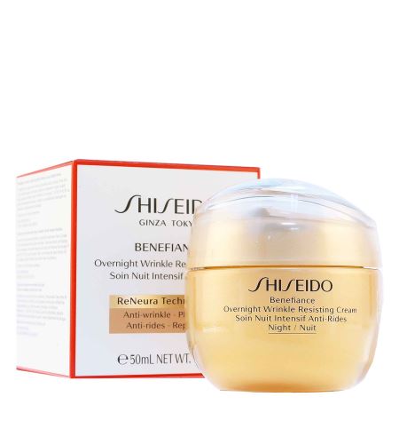 Shiseido Benefiance nočný krém proti vráskam 50 ml