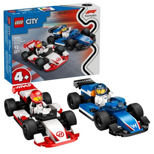 LEGO® City 60464 Pretekárske autá F1® Williams Racing a Haas F1®