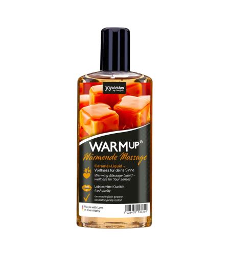 JoyDivision Warmup Caramel hrejivý masážny gél 150 ml