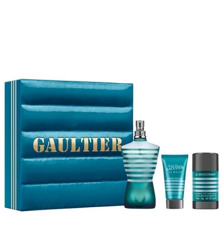 Jean Paul Gaultier Le Male toaletná voda 125 ml + balzam po holení 50 ml + deostick 75 ml Pre mužov darčeková sada
