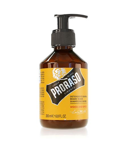 PRORASO Wood And Spice šampón na bradu pre mužov 200 ml