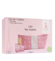 Sophie La Girafe Oh! My Sophie darčeková sada pre deti toaletná voda 50 ml + kozmetická taštička