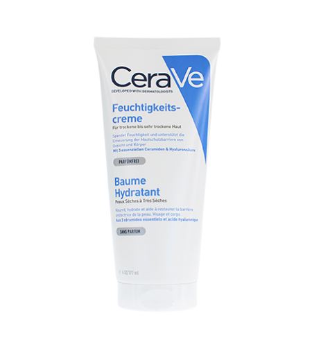 CeraVe Moisturising Cream hydratačný krém pre suchú až veľmi suchú pokožku