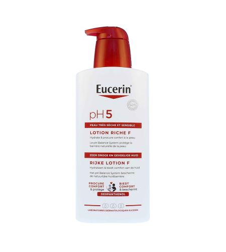 Eucerin pH5 Lotion F hydratačné telové mlieko pre veľmi suchú citlivú pokožku 400 ml