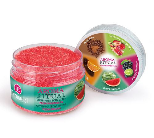 Dermacol Aroma Ritual Body Scrub Fresh Watermelon telový peeling 200 g Pre ženy