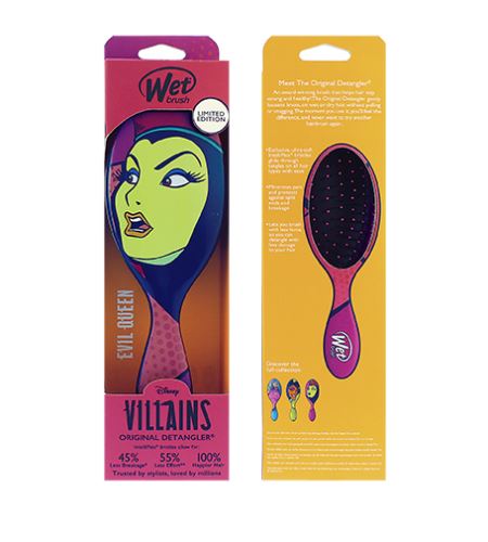 Wet Brush Original Detangler Disney Villains kefa na vlasy