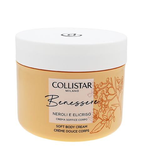 Collistar Benessere Neroli and Helichrysum hodvábne jemný telový krém 200 ml