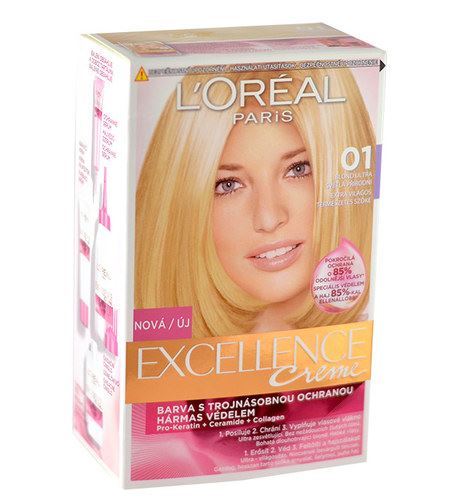 L'Oréal Paris Excellence Creme farba na vlasy odtieň 01 Lightest Natural Blonde