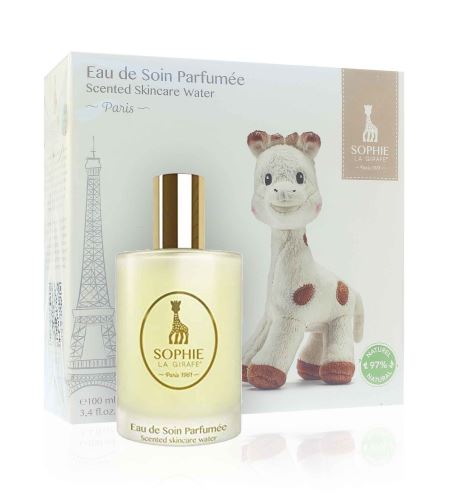 Sophie La Girafe Eau de Soin Parfumée pleťová voda + plyšová hračka Unisex 100 ml