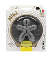 Mr&amp;Mrs Fragrance Niki BIG Titanium Chrome New Car Vône do auta