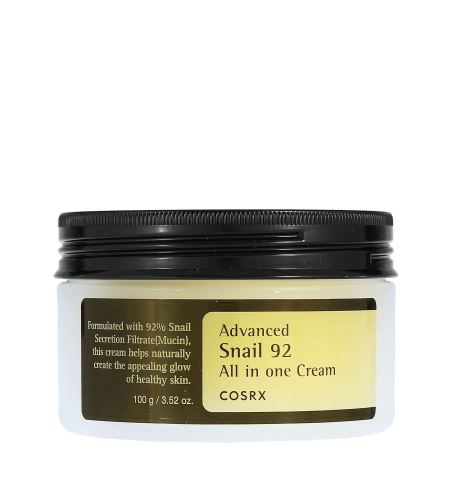Cosrx Advanced Snail 92 All In One Cream intenzívny regeneračný krém so slimákovým extraktom 100 g