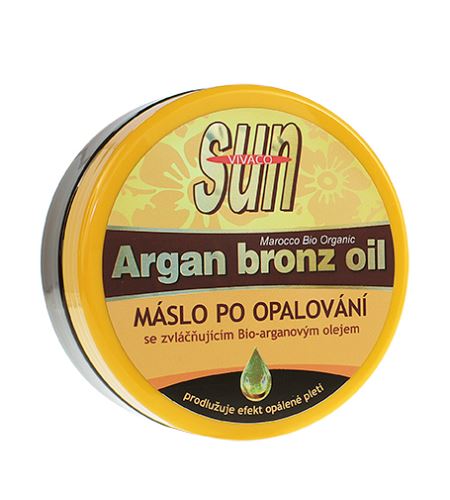 Vivaco SUN Argan Bronz Oil maslo po opaľovaní s organickým arganovým olejom 200 ml