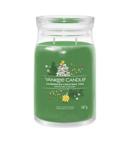Yankee Candle Shimmering Christmas Tree signature sviečka veľká 567 g
