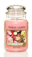 Yankee Candle Fresh Cut Roses vonná sviečka 623 g