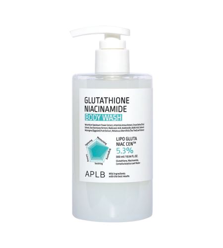 APLB Glutathione Niacinamide Body Wash hydratačno-rozjasňujúci sprchový gél 300 ml
