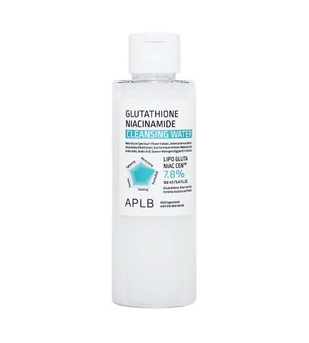 APLB Glutathione Niacinamide Cleansing Water hydratačná a rozjasňujúca micelárna voda 160 ml