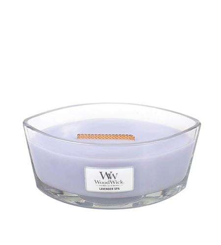 WoodWick Lavender Spa vonná sviečka s dreveným knôtom 453,6 g