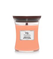 WoodWick Manuka Nectar vonná sviečka s dreveným knôtom 275 g