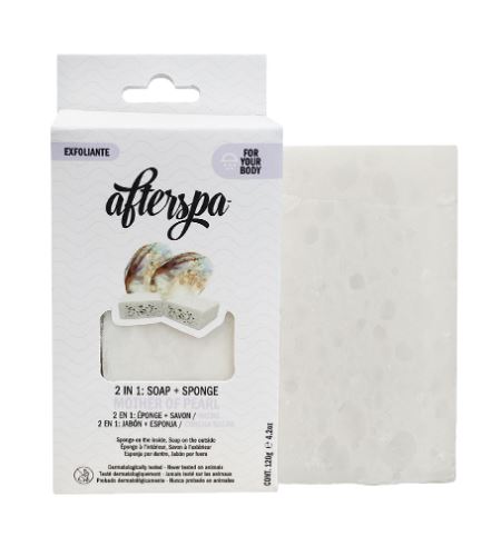 AfterSpa Mother of Pearl Soap Sponge multifunkčná mydlová huba 120 g
