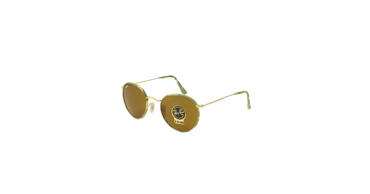 RayBan RB3447JM Camouflage 169 hnedá unisex slnečné okuliare