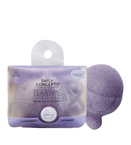 Daily Concepts Baby's Lavender Konjac Sponge detská hubka na kúpanie