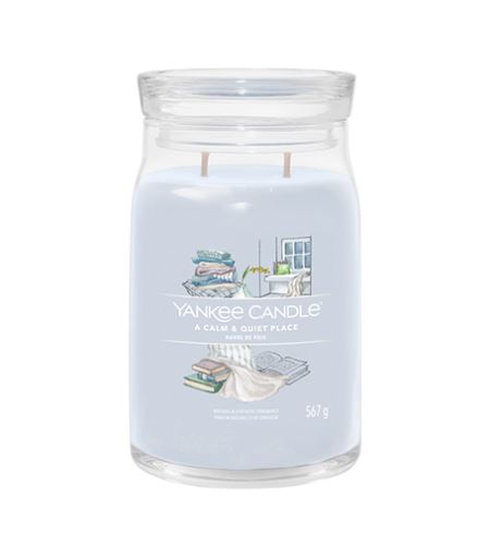 Yankee Candle A Calm & Quiet Place signature svíčka velká 567 g