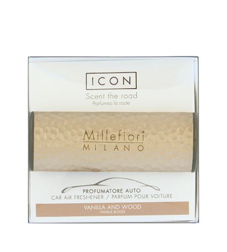 Millefiori Icon Metal Vanilla & Wood vôna do auta
