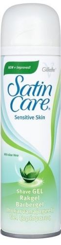 Gillette Satin Care Sensitive Skin Gél na holenie na citlivú pokožku 200 ml Pre ženy