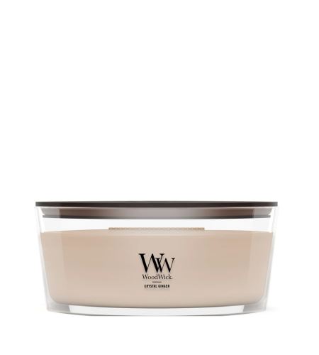 WoodWick Crystal Ginger vonná sviečka s dreveným knôtom 453,6 g