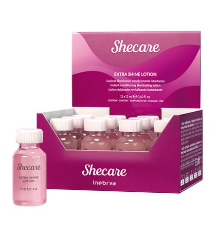 Inebrya SHECARE Extra Shine Lotion kondicionér pre okamžité rozžiarenie 12 x 12 ml