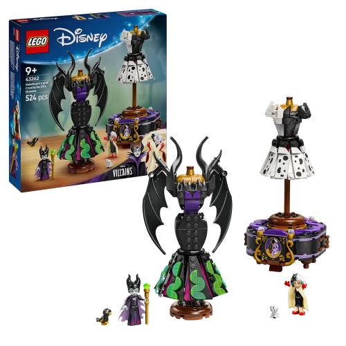 LEGO® │ Disney Princess 43262 Šaty Zloriany a Cruelly De Vil