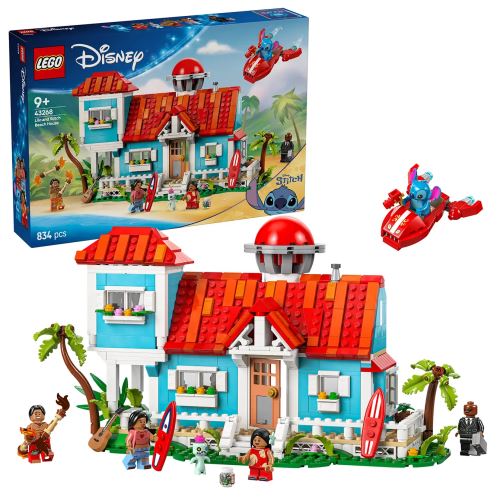LEGO® │ Disney 43268 Lilo a Stitch a domček na pláži