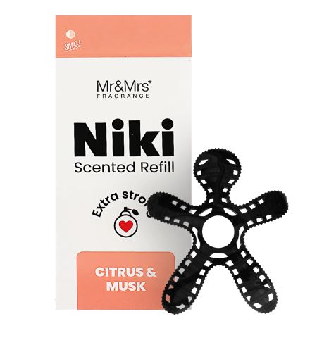 Mr&Mrs Fragrance Niki Citrus & Musk náplň vôna do auta