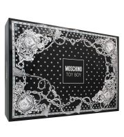 Moschino Toy Boy Darčeková sada pre mužov parfémovaná voda 100 ml + balzám po holení 100 ml + sprchový gel 100 ml + parfémovaná voda 10 ml (1)