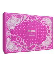 Moschino Toy 2 Bubble Gum Darčeková sada pre ženy toaletní voda 100 ml + tělové mléko 100 ml + sprchový gel 100 ml + toaletní voda 10 ml (1)