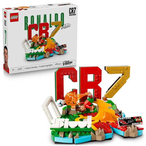LEGO® Editions 43012 Cristiano Ronaldo – Hviezdne momenty futbalu