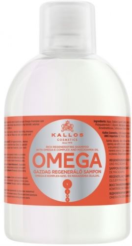 Kallos Omega Hair Shampoo šampón 1000 ml Pre ženy