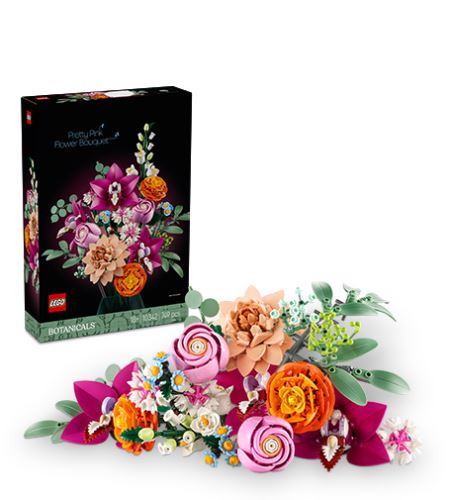 LEGO® Botanicals 10342 Krásna kytica rúžových kvetov
