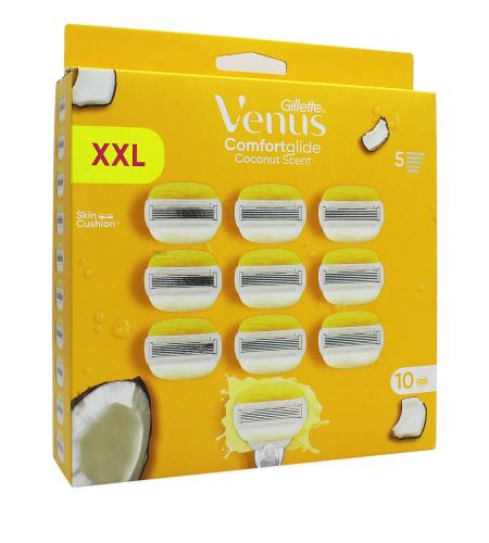 Gillette Venus ComfortGlide Coconut & Olay náhradné hlavice 10 ks Gillette Venus ComfortGlide Coconut & Olay náhradné hlavice 10 ks