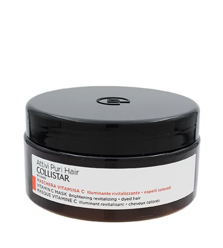 Collistar Attivi Puri Hair Vitamin C rozjasňujúca maska pre farbené vlasy s vitamínom C 200 ml