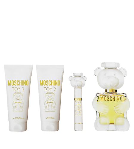 Moschino Toy 2 Darčeková sada pre ženy parfémovaná voda 100 ml + tělové mléko 100 ml + sprchový gel 100 ml + parfémovaná voda 10 ml
