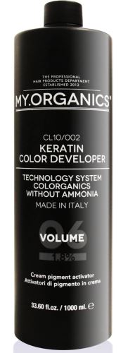 MY.ORGANICS Keratin Color Developer 6Vol farba 1000 ml
