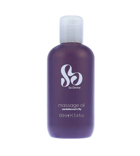 So Divine Massage Oil Sandalwood & Fig masážny olej 100 ml