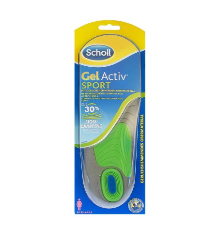 Scholl GelActiv Šport gélové vložky do športovej obuvi pre ženy 1 pár