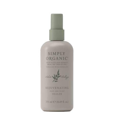Simply Organic Rejuvenating Hair & Scalp Sealer Spray obnovujúci bezoplachový kondicionačný sprej s kyslým pH 251 ml