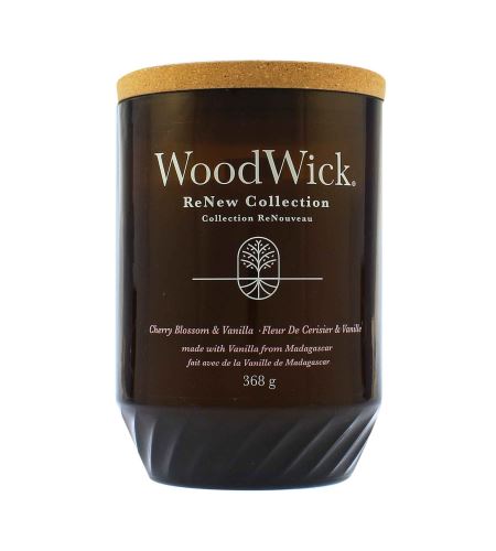 WoodWick ReNew Cherry Blossom & Vanilla Veľká sviečka 368 g