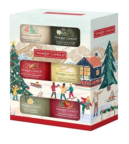 Yankee Candle Christmas Collection votivná sviečka v skle 6x37 g