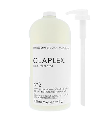 Olaplex N°2 Bond Perfector obnovujúca starostlivosť znižujúca poškodenie vlasov pri farbení s pumpičkou 2 l