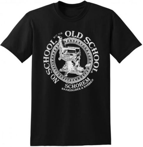 REUZEL Old School T-Shirt Black pánske tričko