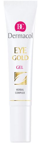 Dermacol Eye Gold Gel osvěžující gel proti otokům a tmavým kruhům 15 ml